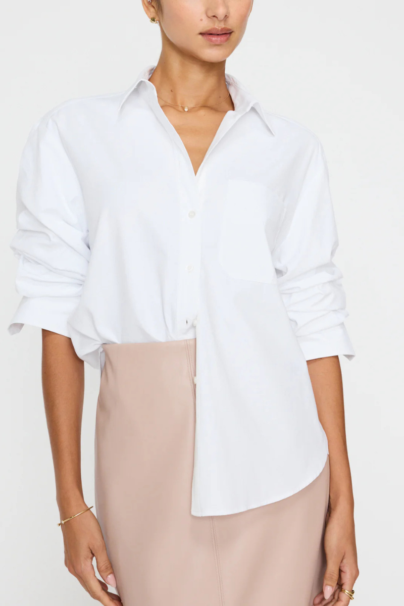 Brochu Walker, Pia Shirt - Salt White