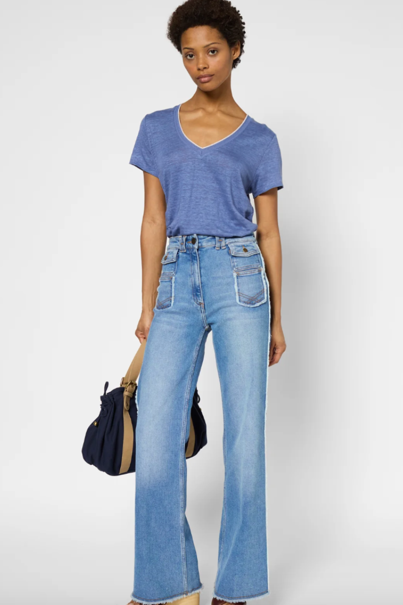Gerard Darel, Gilberte Top- Ecru