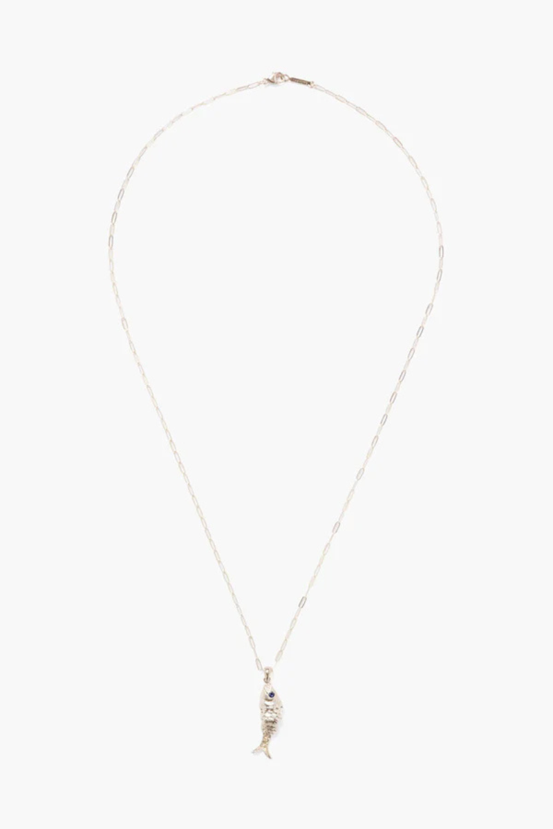 Chan Luu, Koi Pendant Necklace-Blue Topaz