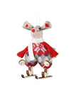 Christmas Ornament, Miles Mantel Mice- Multi