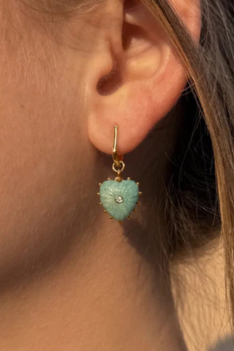 Thatch, Isabel Amazonite Earrings