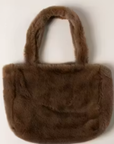 Lyla+Luxe, Faux Fur Tote Bag