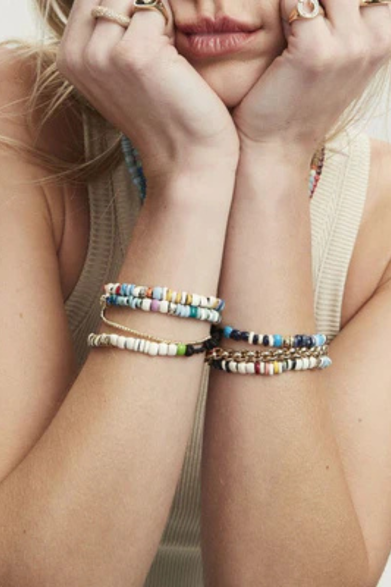 Adina Reyter, Bead Party Full Enamel Carnival Bracelet