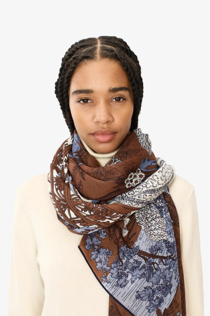 Inoui Editions, Four Seasons Scarf-Natural