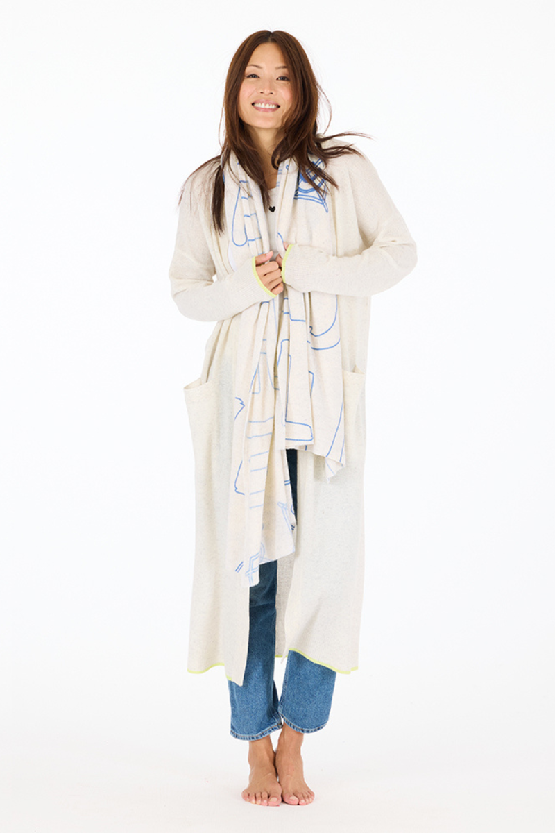 Kerri Rosenthal, Super Duper Made With Love Duster- Oatmeal Heather