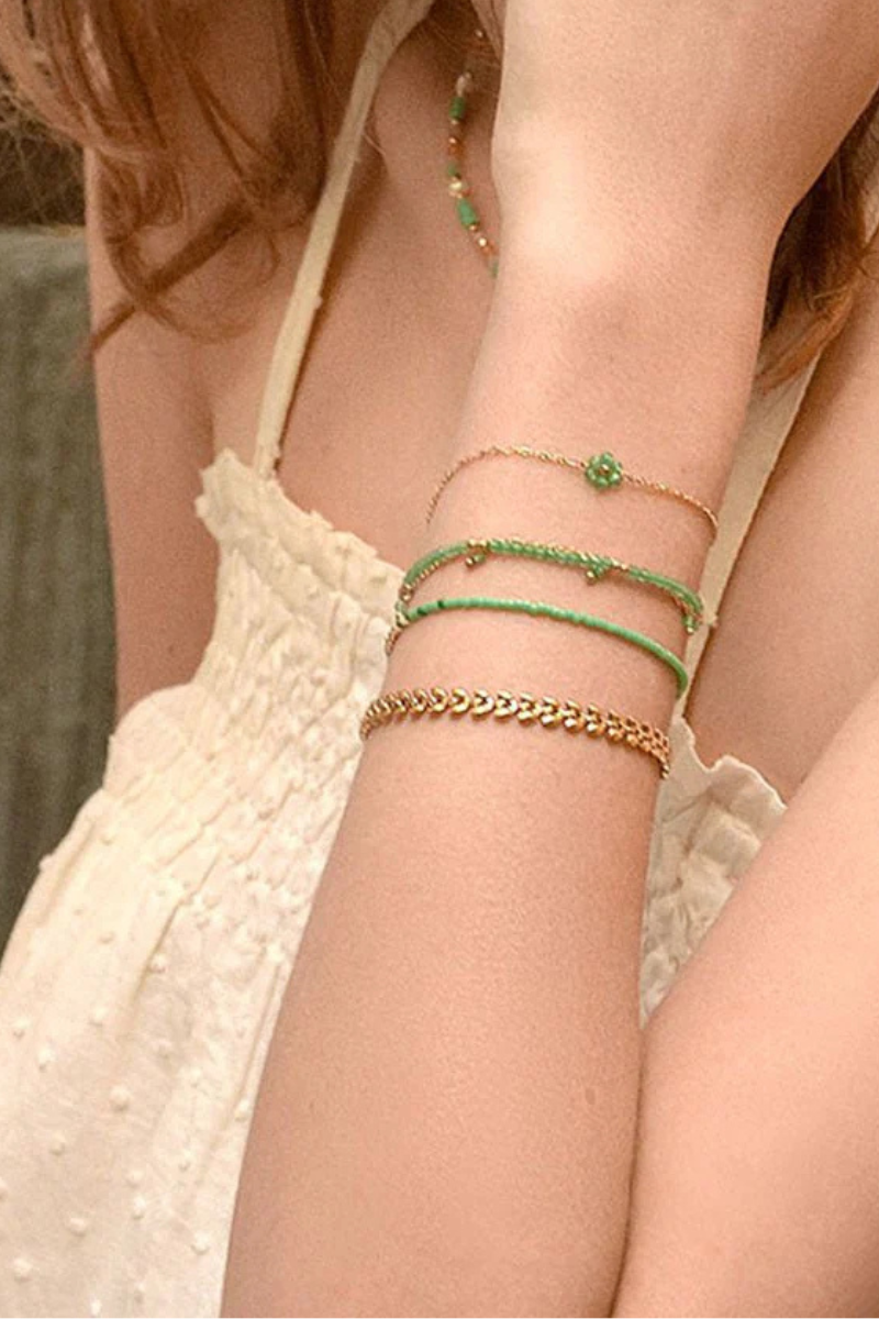 LC,  Laurier Steel Mesh Bracelet