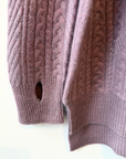 Cable Knit Hygge Sweater with Scarf (Limited FUN Colours)