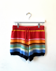 Cashmere Multi-Stripe Shorts