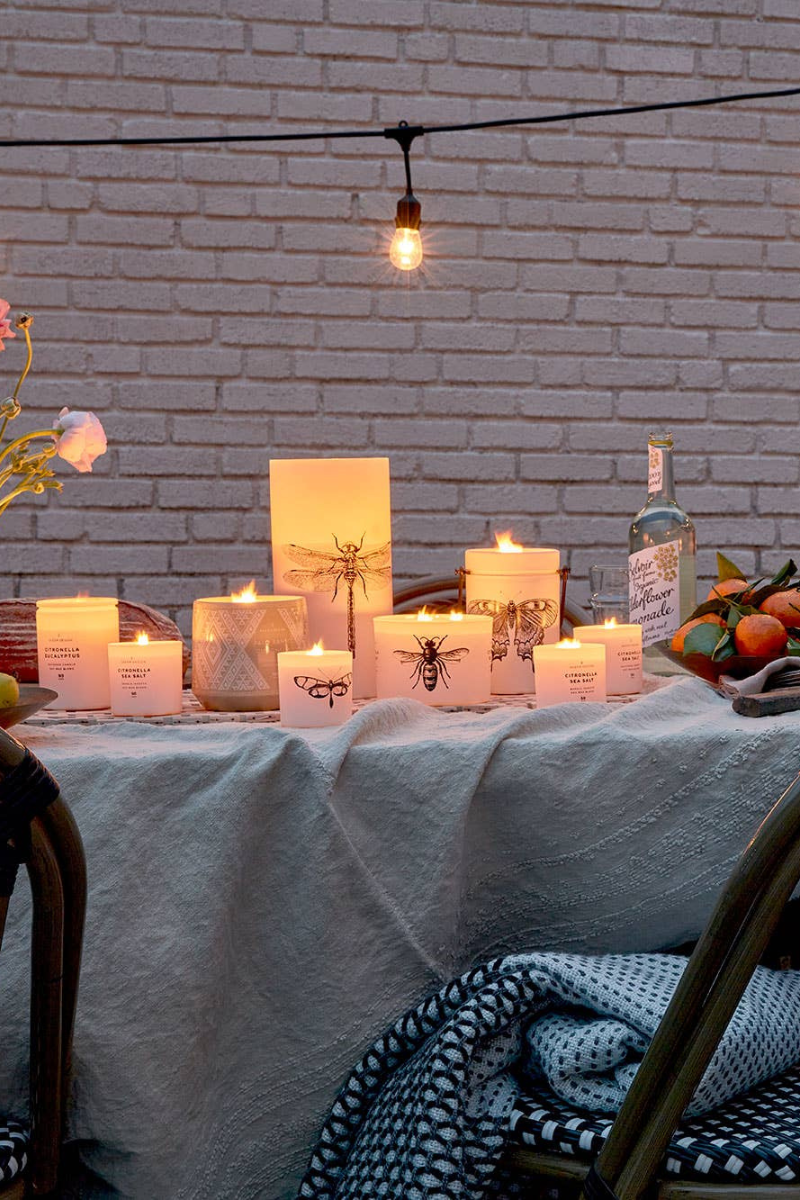 Skeem, Citronella 3-Wick Candle - Sea Salt