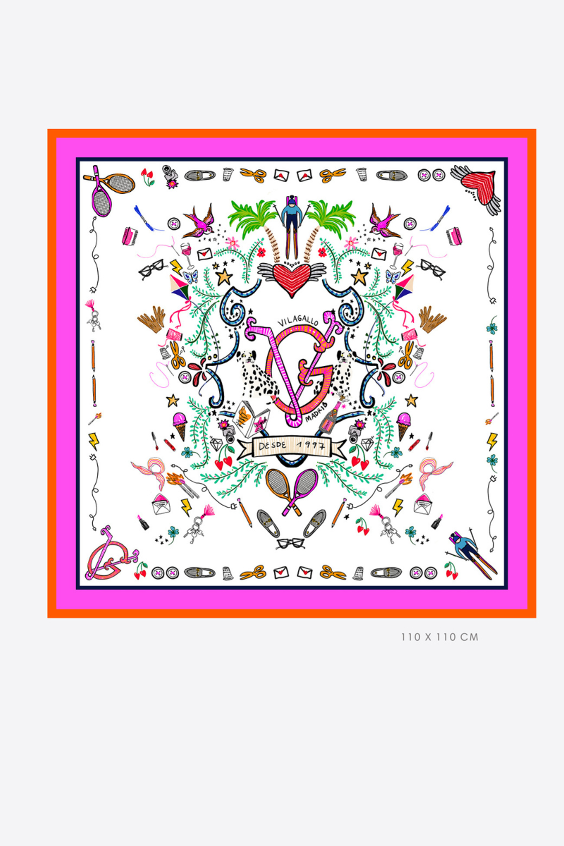 Vilagallo, Silk Scarf