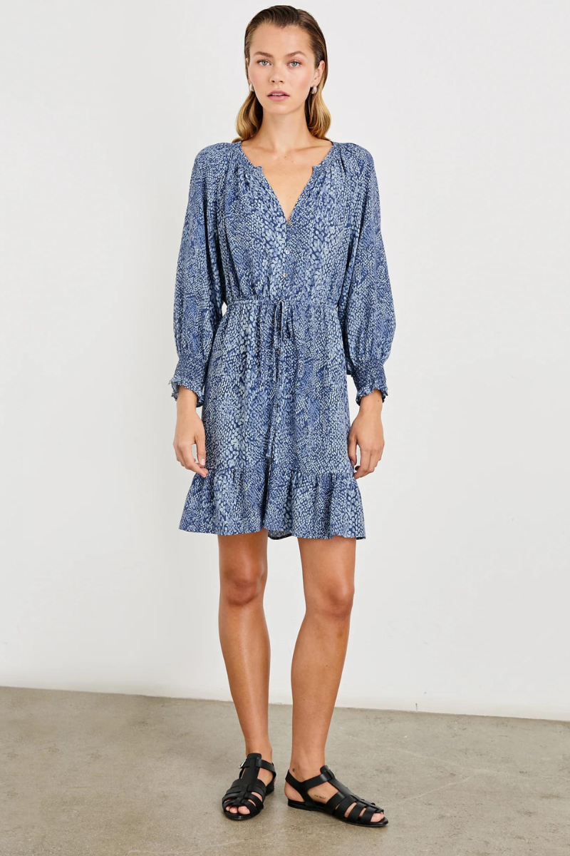 Rails, Eliza Dress-Navy Python