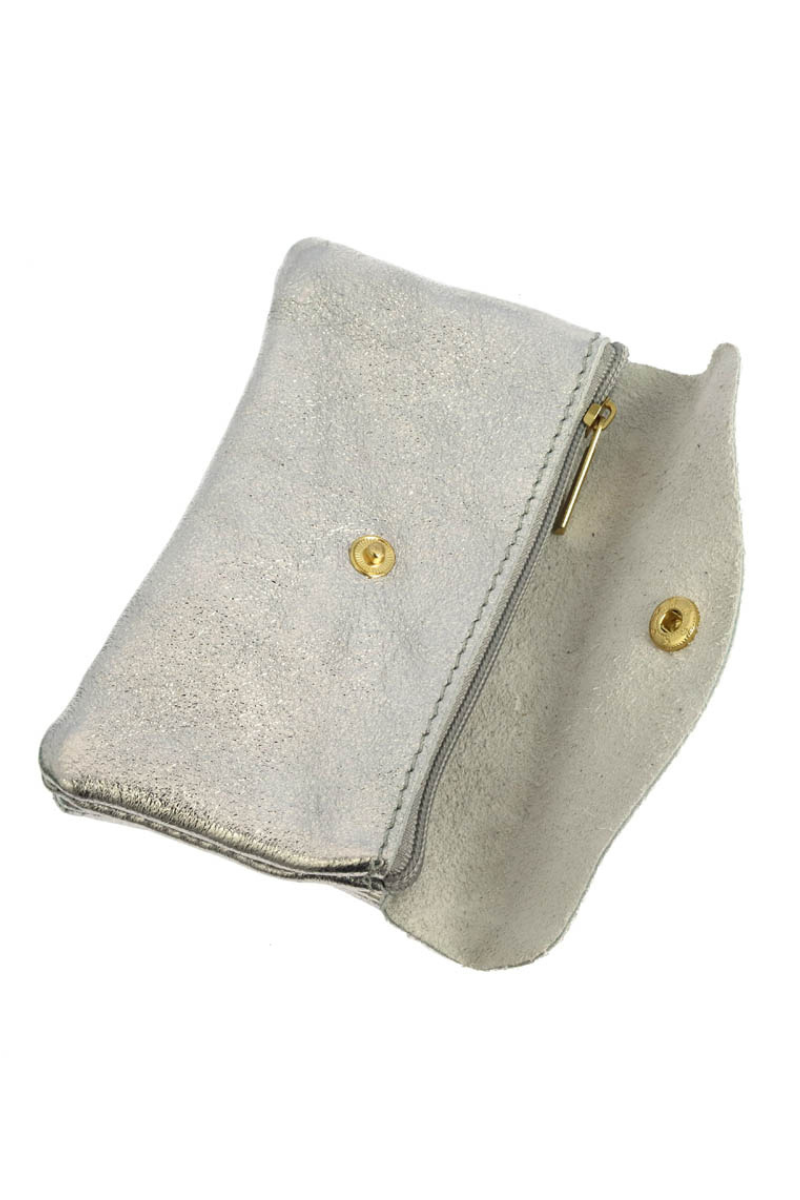 LC, Twin Cowhide Leather Pouch