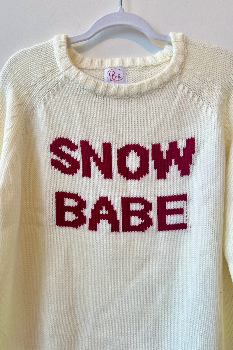 Pink Pineapple, Snow Sweater - Ivory