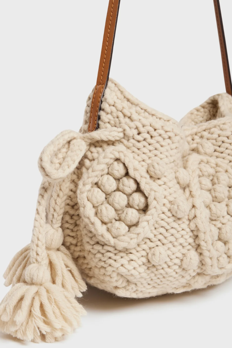 Gerard Darel, Mini 24 Knitted Crossbody Bag