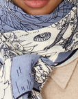 Inoui Editions, Four Seasons Scarf-Blue