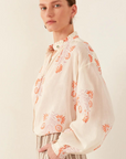 Alix Of Bohemia, Poet Papaya Aster Blouse