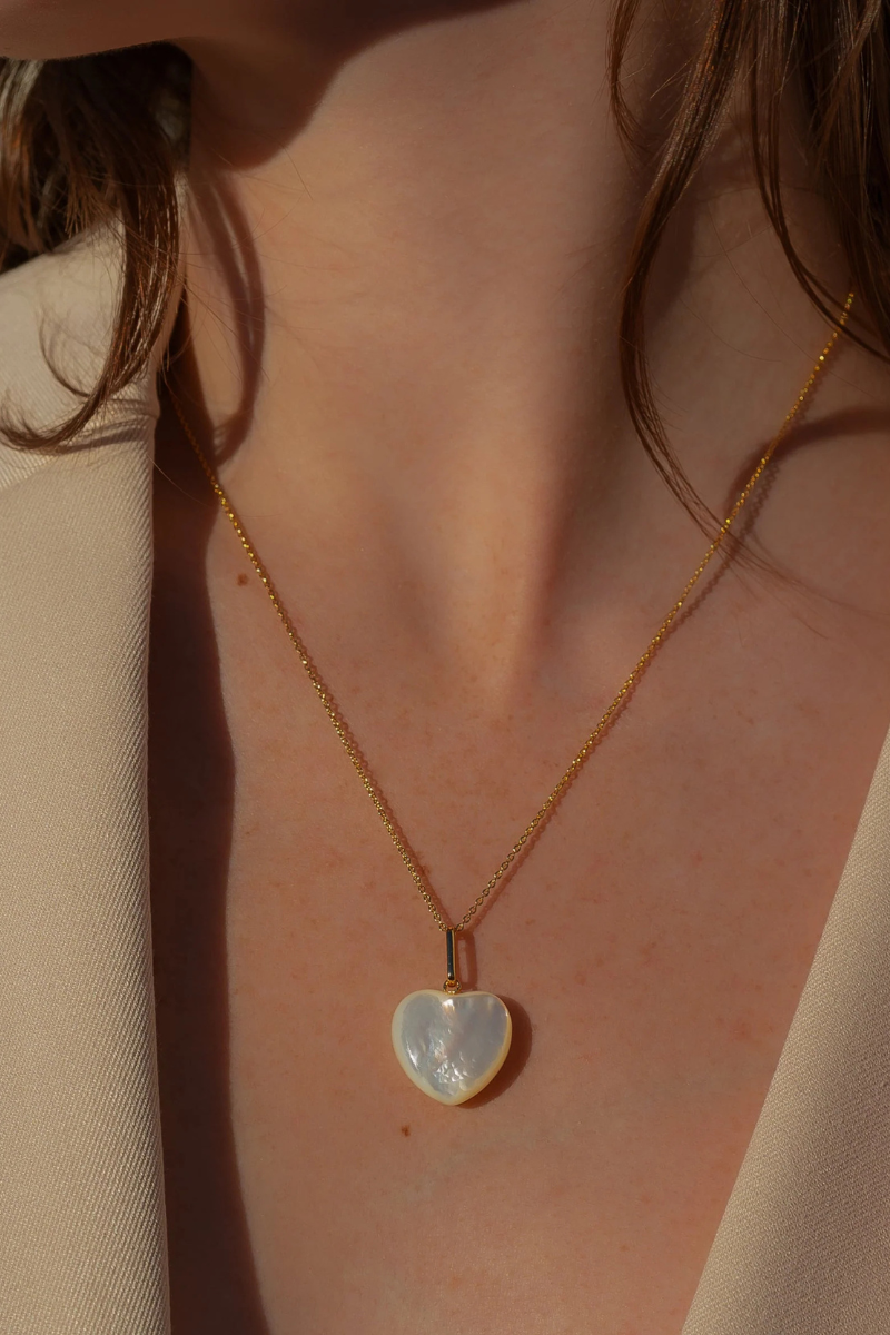 Thatch, Gemma Mother of Pearl Charm