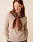 Moismont, Scarf  No.680-Brick