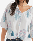 2DA, Margaux Blouse- White