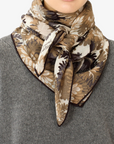 Inoui Editions, FontaineBleau Square 100 Scarf-Beige