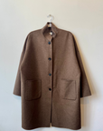 Hartford, Vadim Woven Coat- Brown