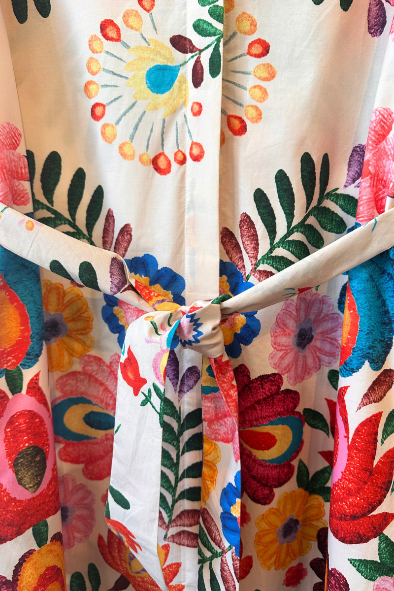 Zenara, Freya Printed Cotton Shirt Dress