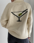 Varsity Cardigna - Martini