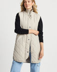 Adroit, Destiny Quilted Long Vest