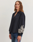 Velvet, Martine Top- Black