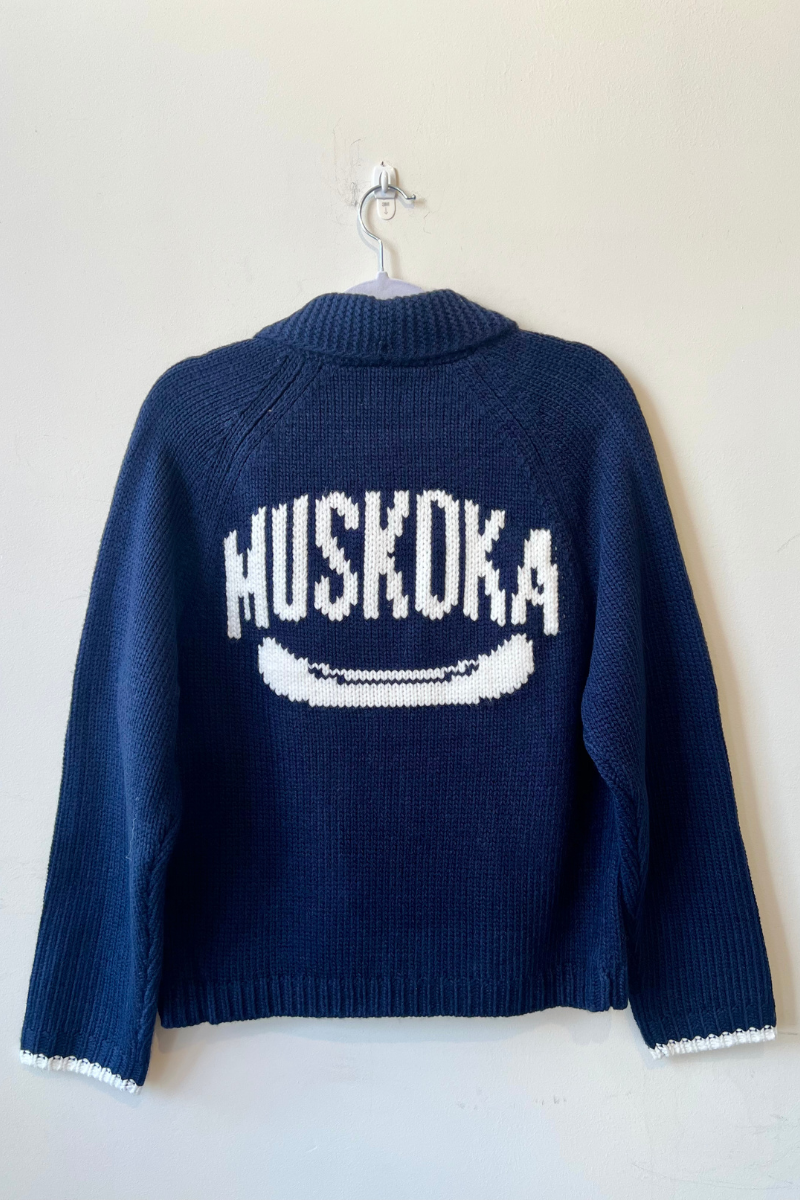 Varsity Cardigan - Muskoka Canoe