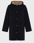 Gerard Darel, Monica Hooded Fine Wool Coat - Marine