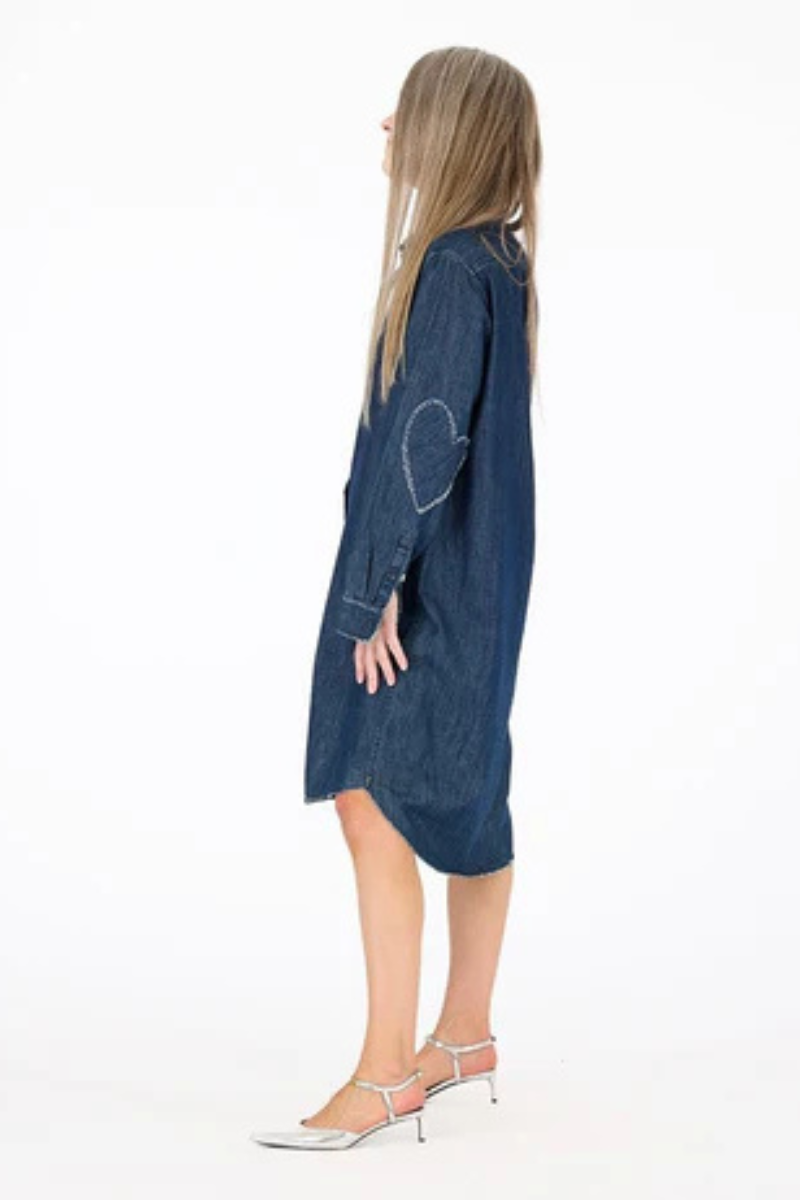 Kerri Rosenthal, Mia Shirtdress- True Denim