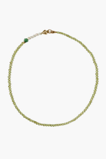 Chan Luu, Lottie Necklace -Peridot Mix