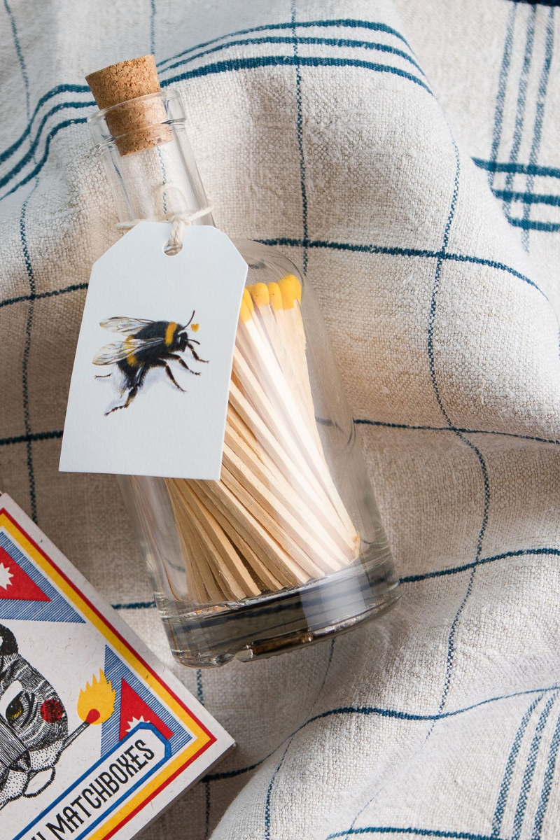 Archivist Gallery, Bee Tag Match Bottle
