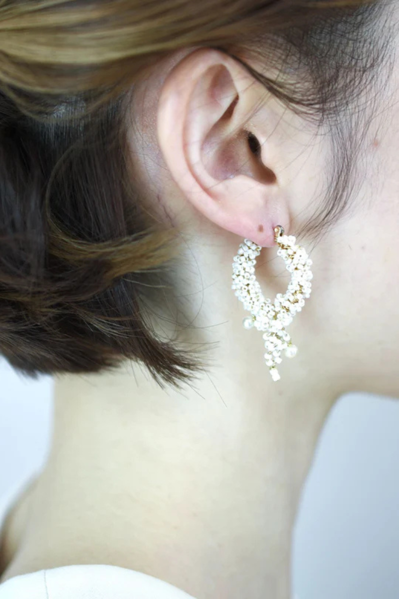 Monshiro, Yukiyanagi Hoop Earrings