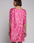 Vilagallo, Manon Dress- Pink Art