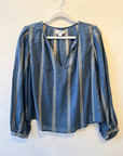 Velvet, Raylee Heather Jacquard Stripe Top