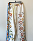 Relax R, Arco Embroidered Track Pants- Multi