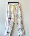 Relax R, Arco Embroidered Track Pants- Multi