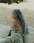 MLF, Secret Garden Cotton Scarf- Riviera