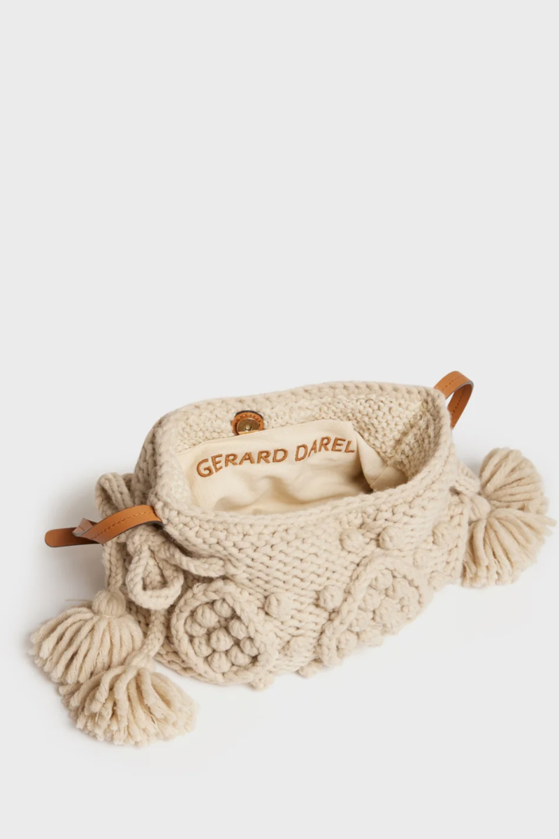 Gerard Darel, Mini 24 Knitted Crossbody Bag