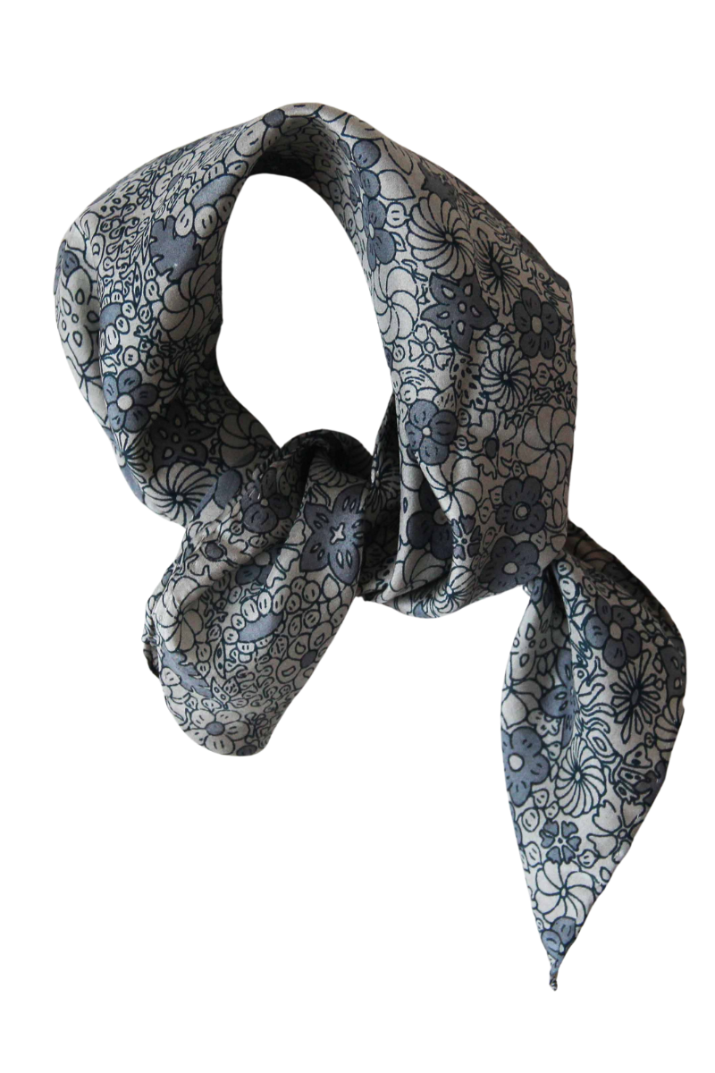 Les Belles Vagabondes, Mini Summer Scarf- Grey