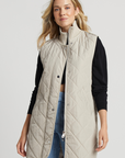 Adroit, Destiny Quilted Long Vest