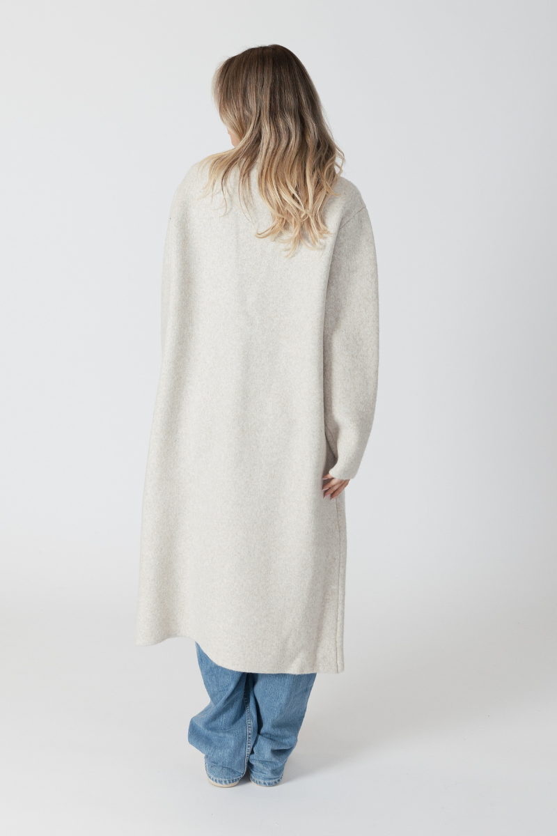 Lyla & Luxe, Victoria Oversize Coat-Beige