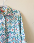 Vilagallo, Bolsillos Volantitos Shirt- Floral Print