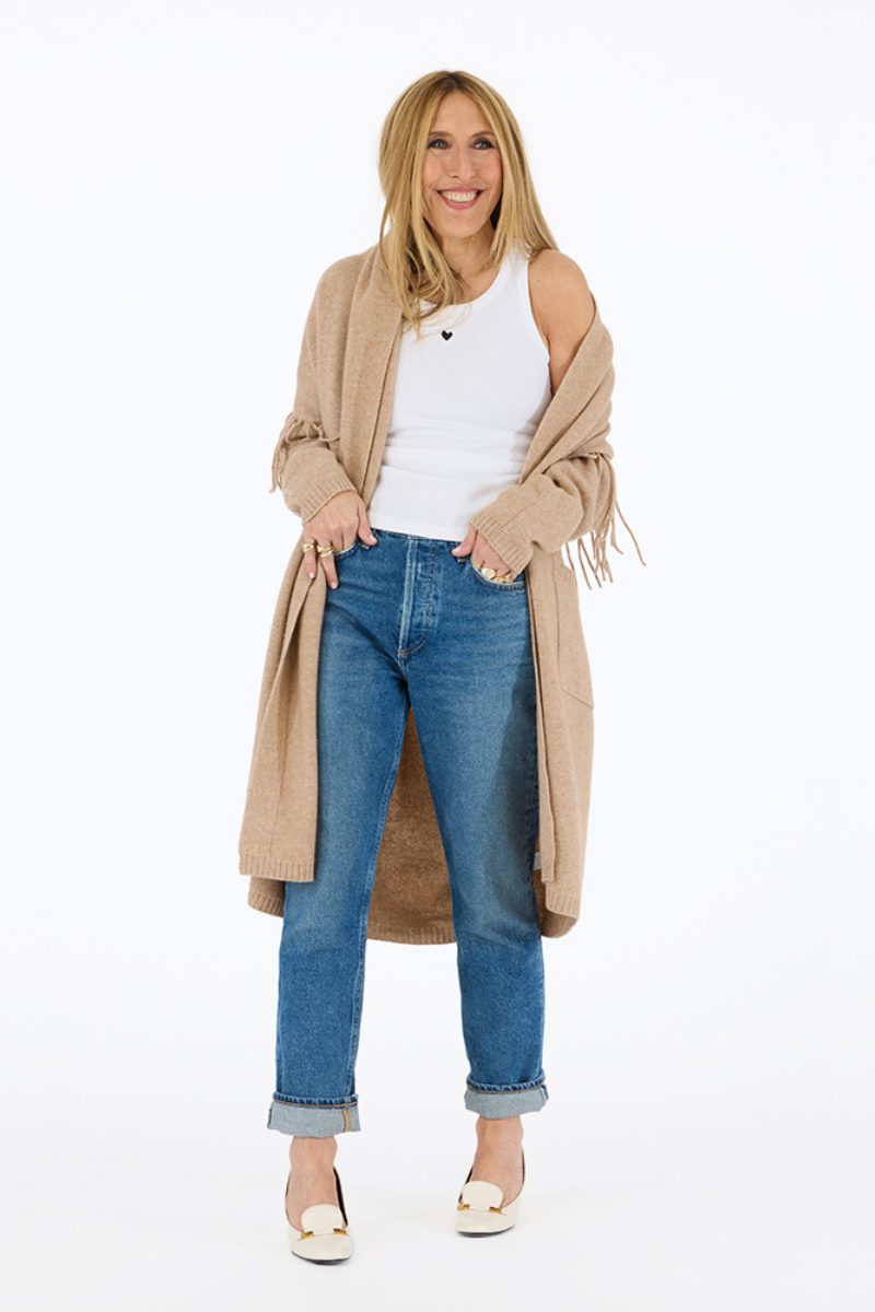 Kerri Rosenthal, Cali Fringe Duster- Camel
