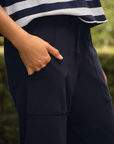 Frank & Eileen, HJ Penny Patch Pocket Pants-British Royal Navy
