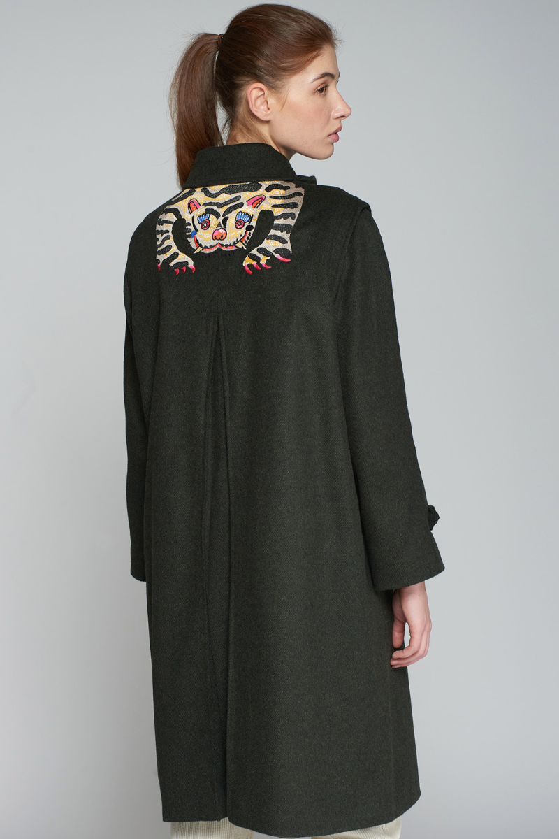 Vilagallo, Loden Embroidered Coat