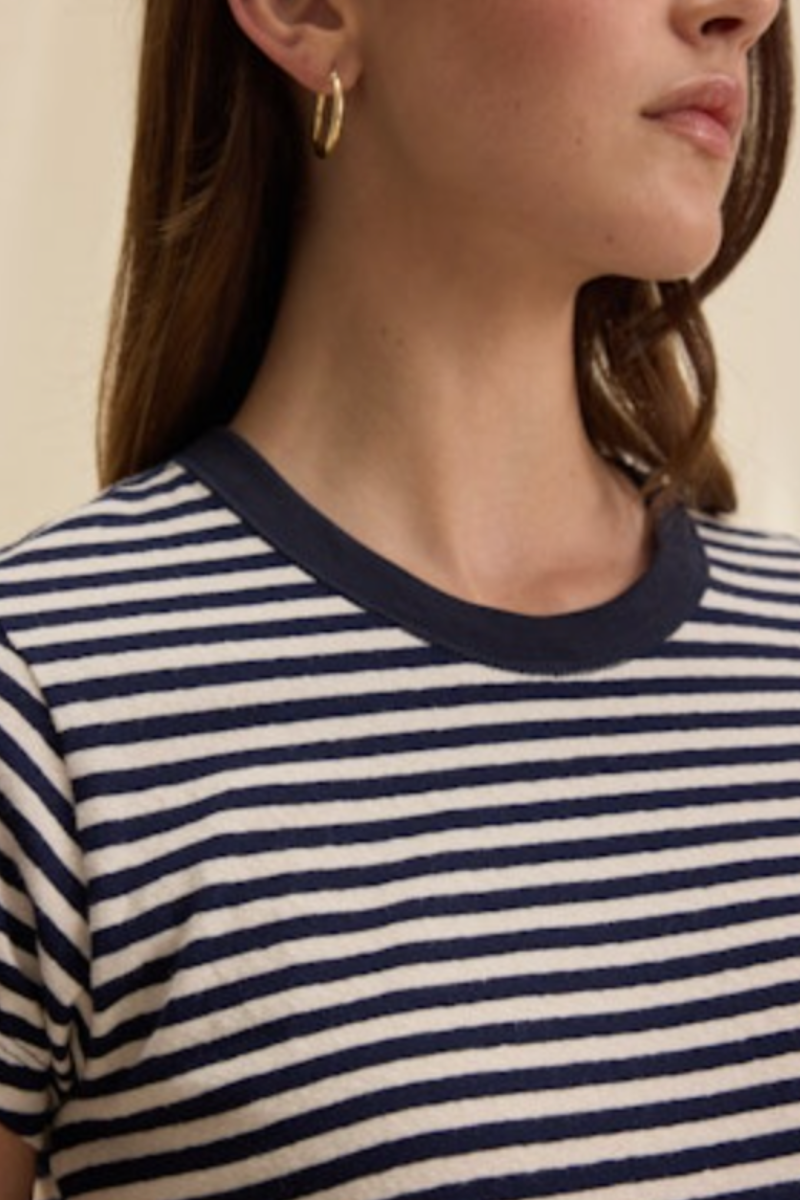 Velvet, Tash Yarn Dye Jersey Stripe Top