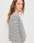 Velvet, Isabelle Stripe Terry Top